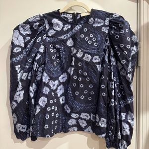 Ulla Johnson Shibori Cotton Top